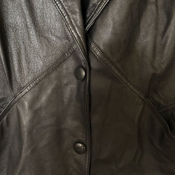 Wilsons Leather Insulated Duster Coat, Size M - Picture 5 of 7